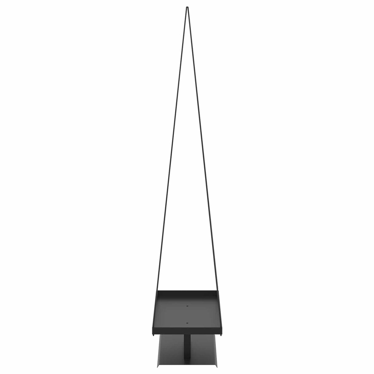 Metalinis Kalėdų medis KUOPIO 180 cm Plienas Juoda