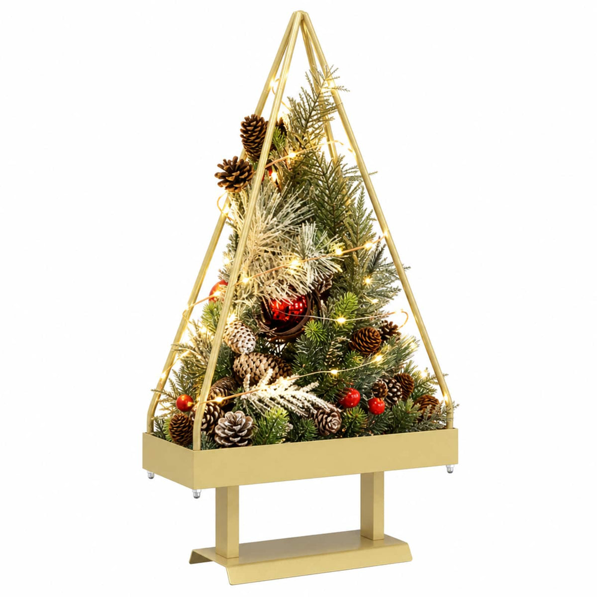 Metalinis Kalėdų medis KUOPIO 60 cm Plienas Auksinė