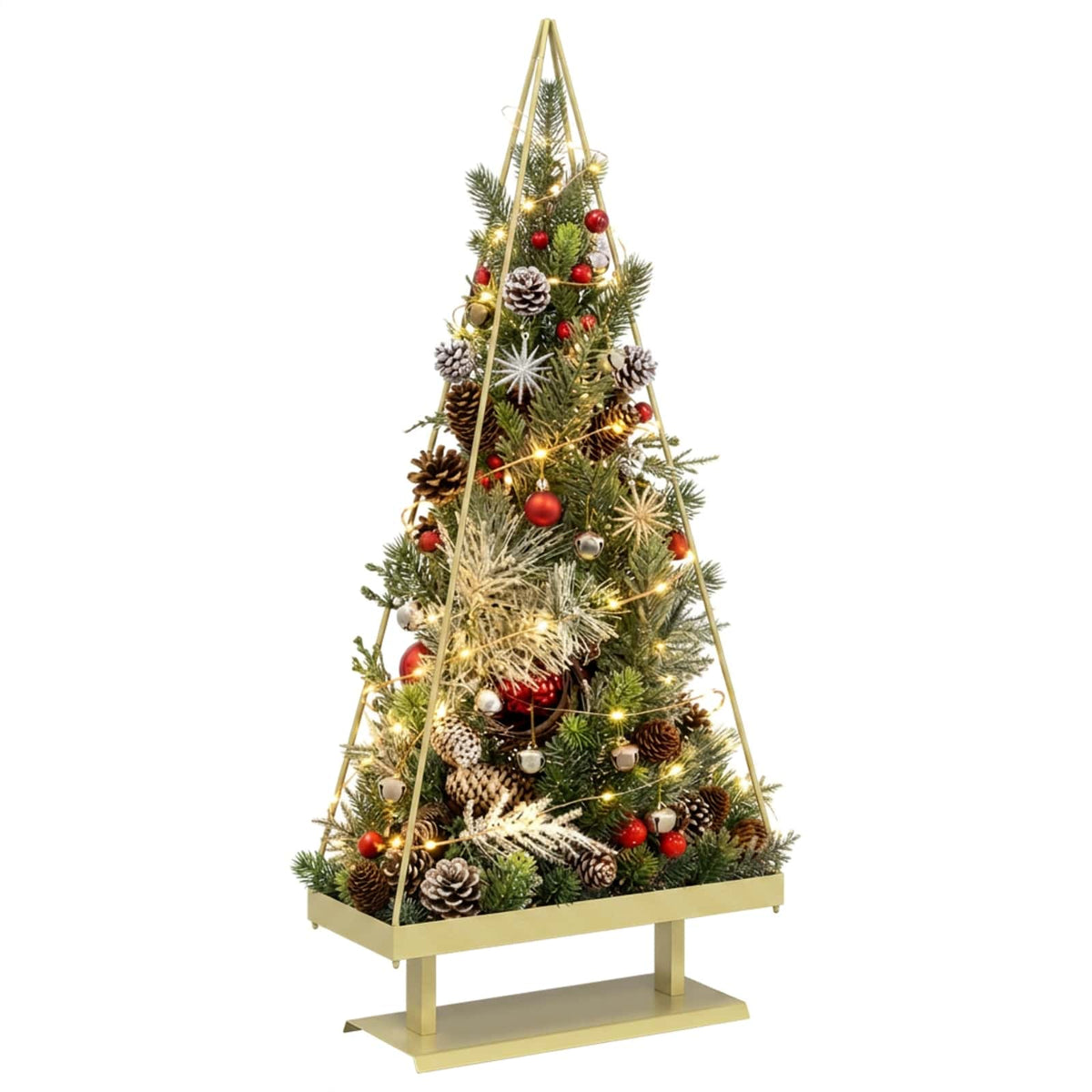 Metalinis Kalėdų medis KUOPIO 150 cm Plienas Auksinė