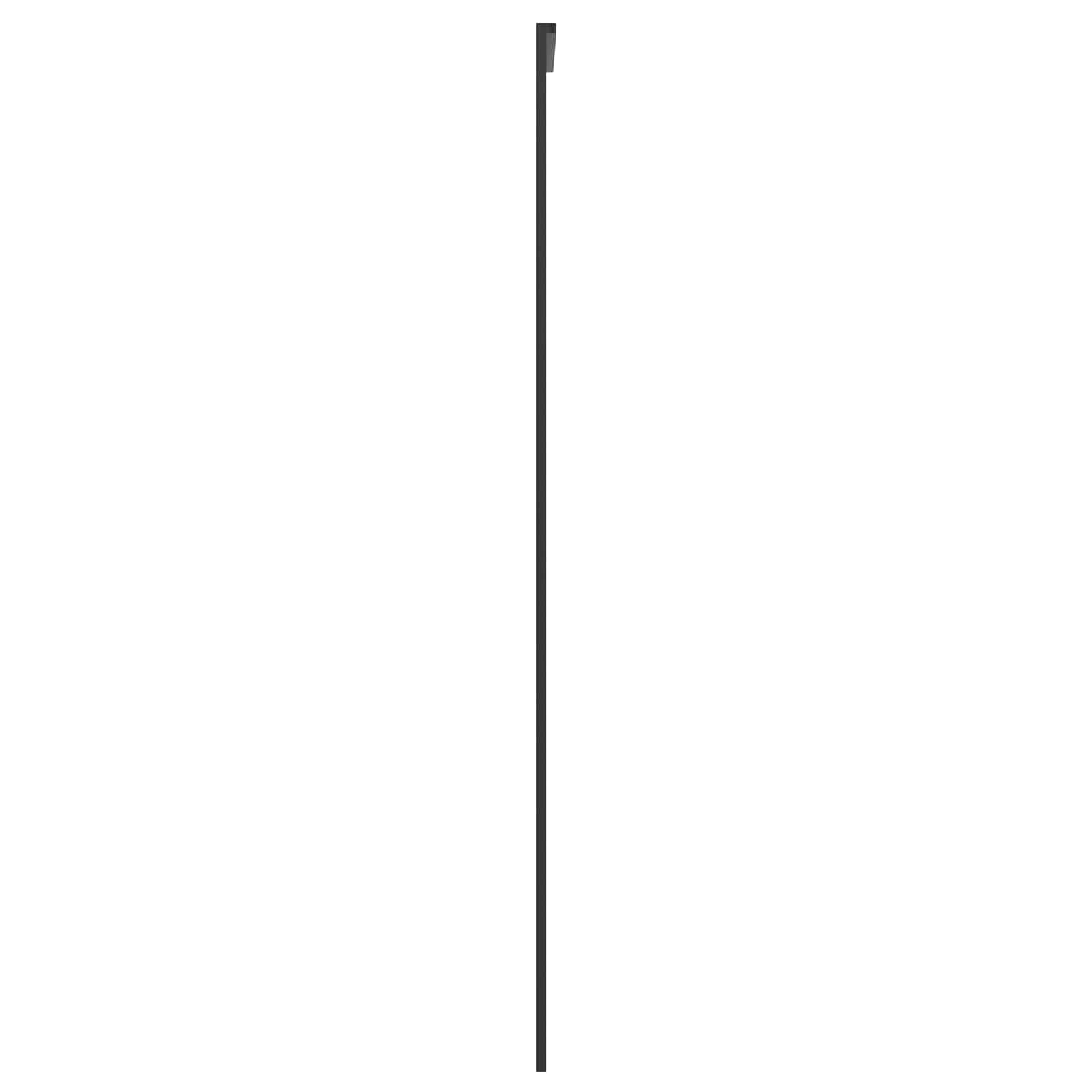 Slankios durys 102.5 x 205 cm Grūdintas stiklas ir aliuminis