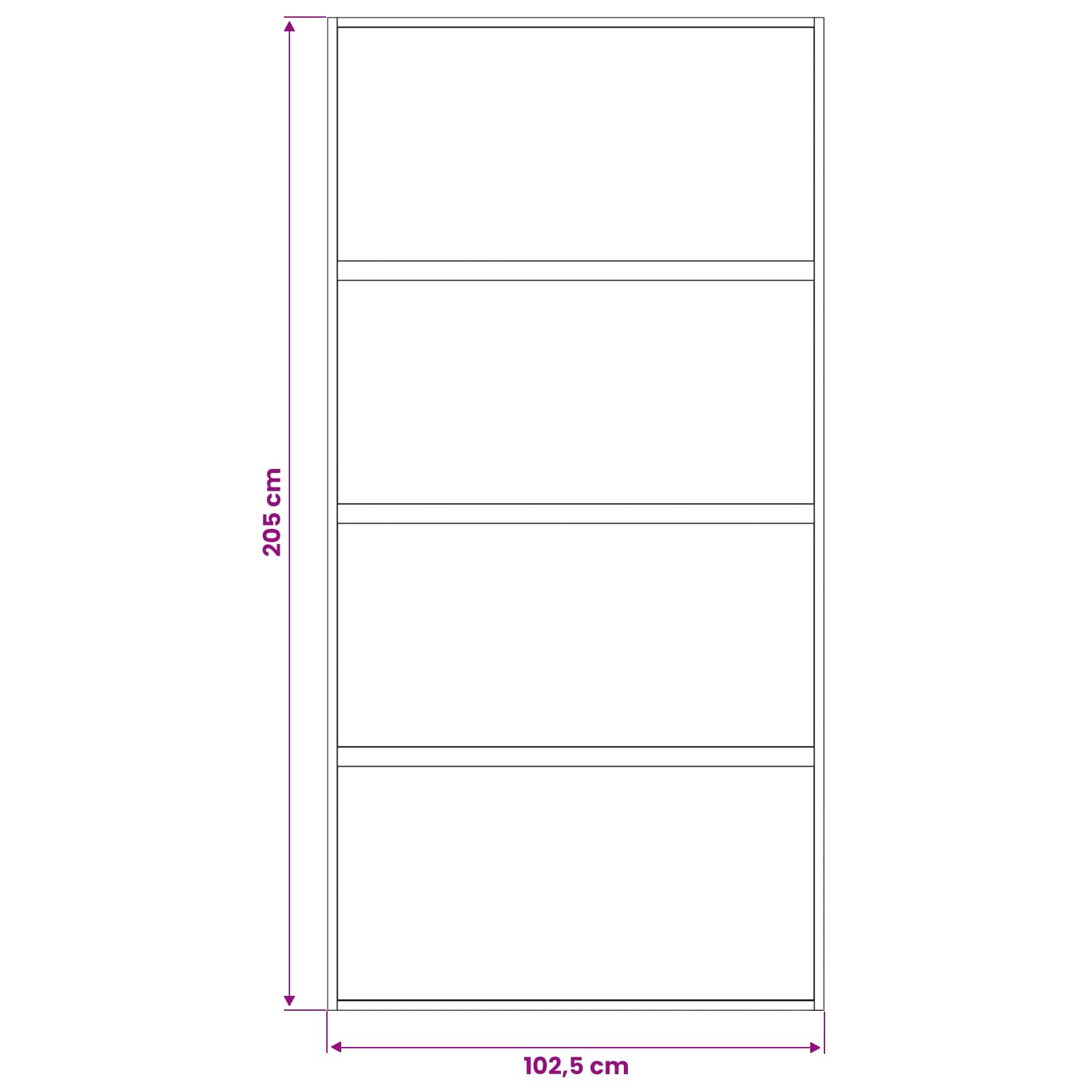 Slankios durys 102.5 x 205 cm Grūdintas stiklas ir aliuminis