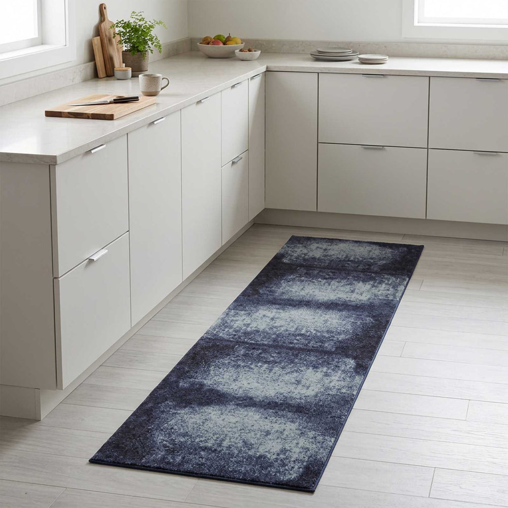 Virtuvės kilimas Mėlynas Šešėlis 150 x 45 cm 100% poliamidas
