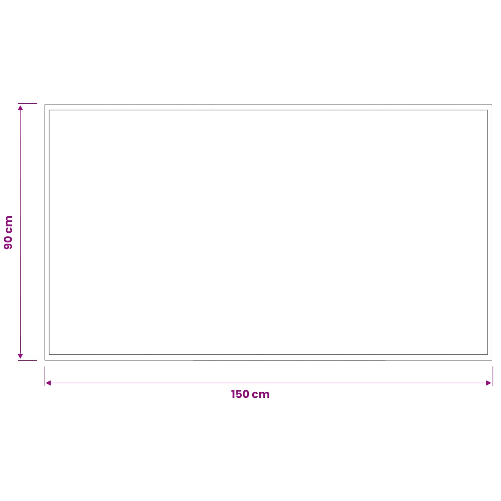 Durų kilimėlis Šviesiai pilka 150 x 90 cm 100% poliamidas