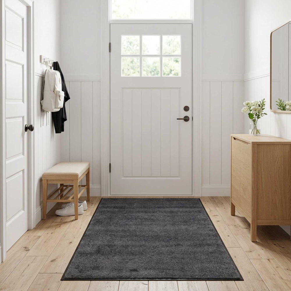 Durų kilimėlis Šviesiai pilka 300 x 120 cm 100% poliamidas