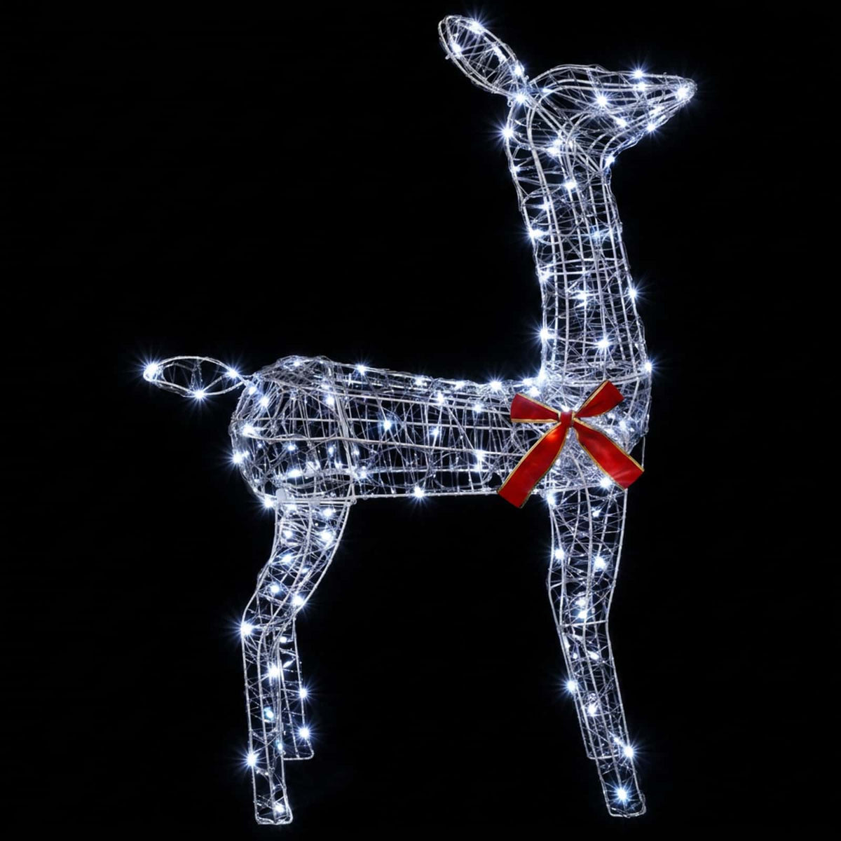 3D Kalėdų elnias LOVIISA 110 LED Šalta balta 70 x 26 x 100 cm