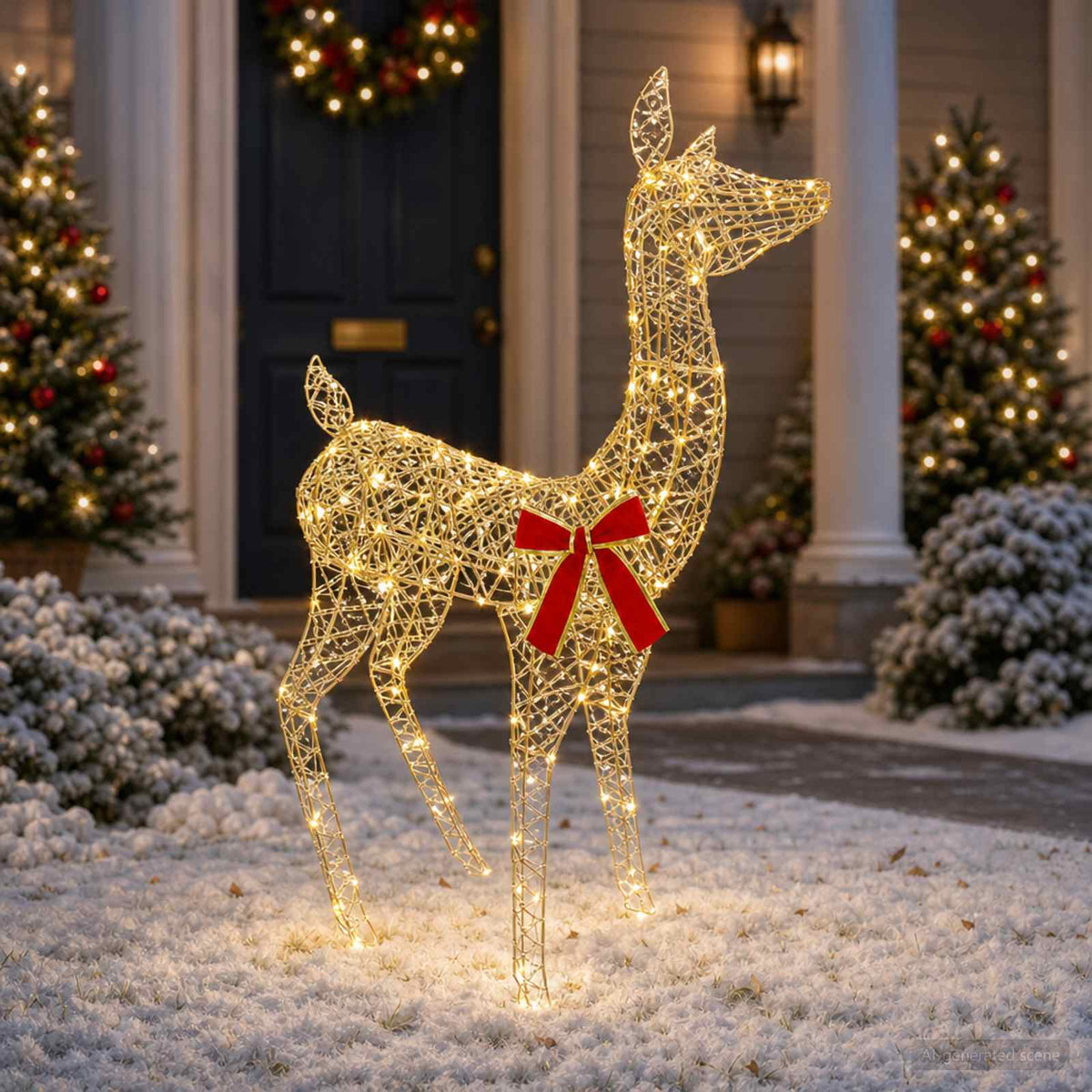 3D Kalėdų elnias LOVIISA 110 LED Šilta balta 70 x 26 x 100 cm