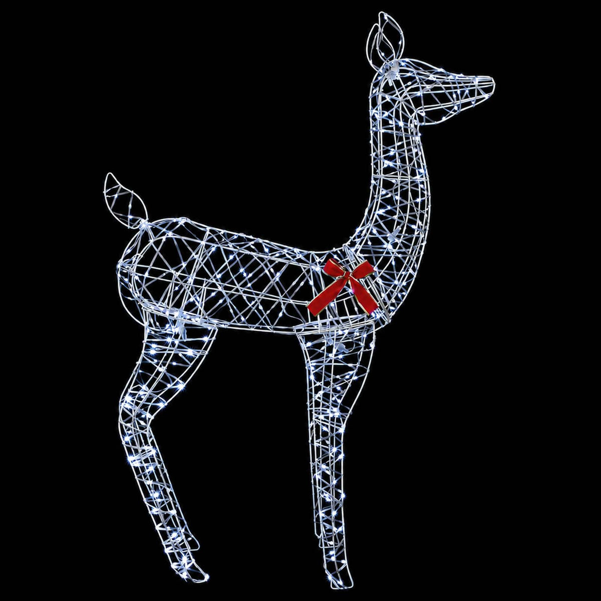3D Kalėdų elnias LOVIISA 285 LED Šalta balta 70 x 26 x 100 cm