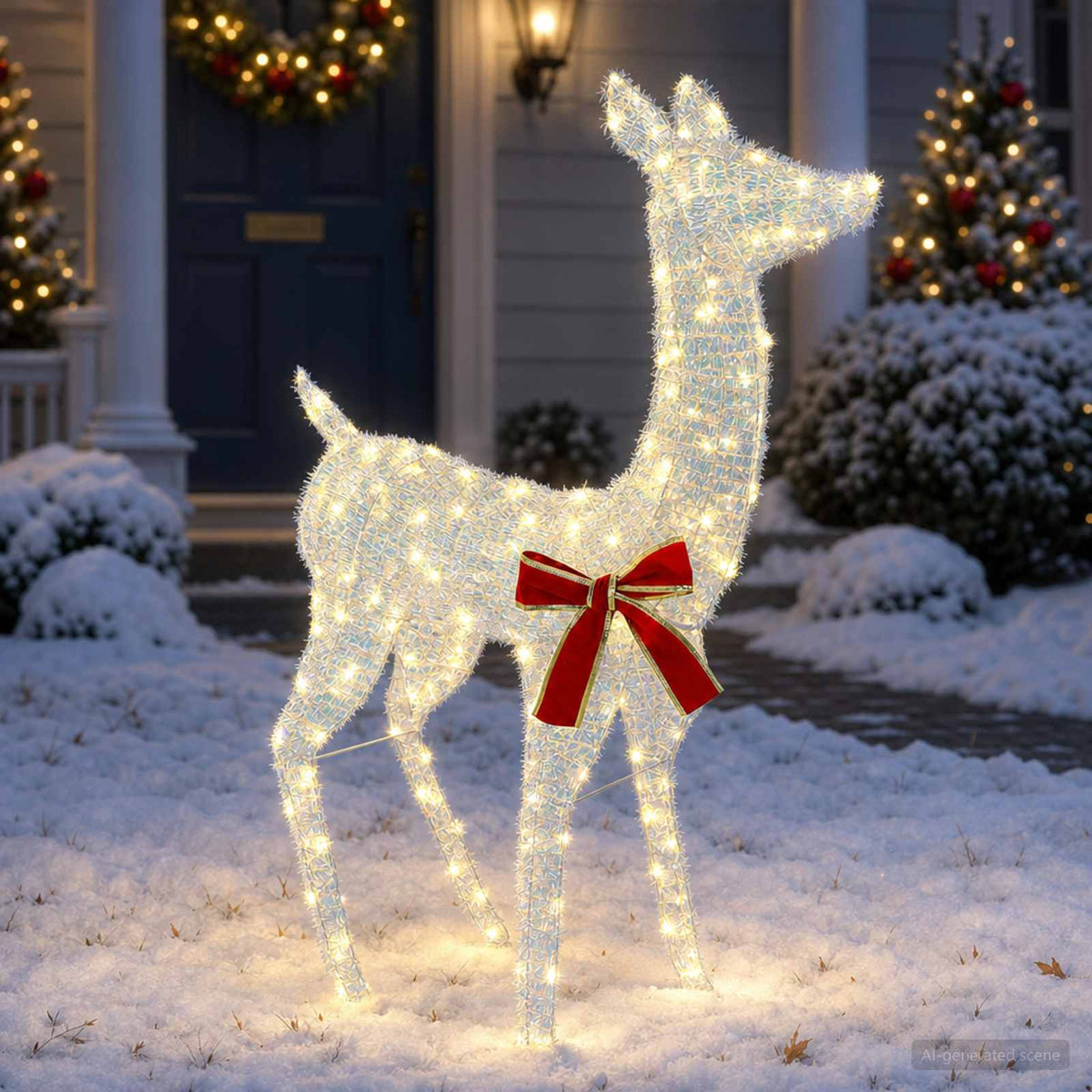 3D Kalėdų elnias LOVIISA 110 LED Šilta balta 70 x 26 x 100 cm