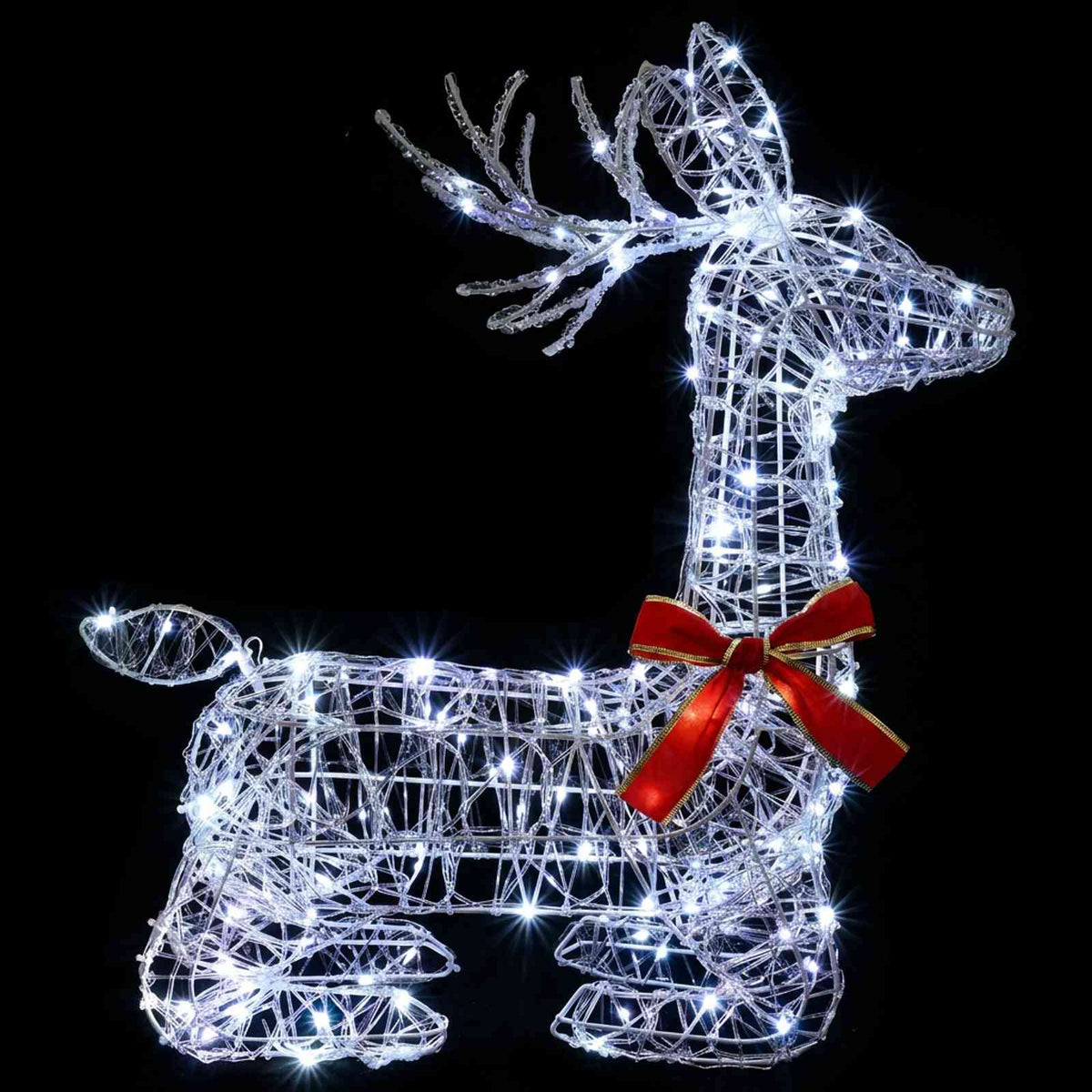 3D Kalėdų elnias LOVIISA 140 LED Šalta balta 55 x 22 x 63 cm
