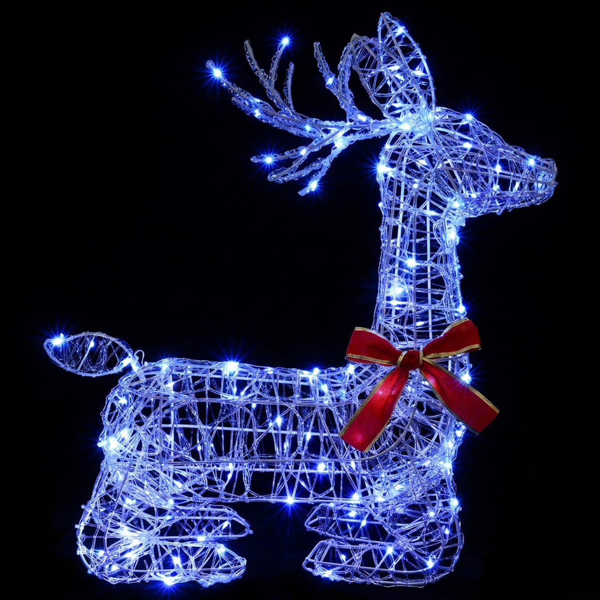 3D Kalėdų elnias LOVIISA 140 LED Mėlyna 55 x 22 x 63 cm