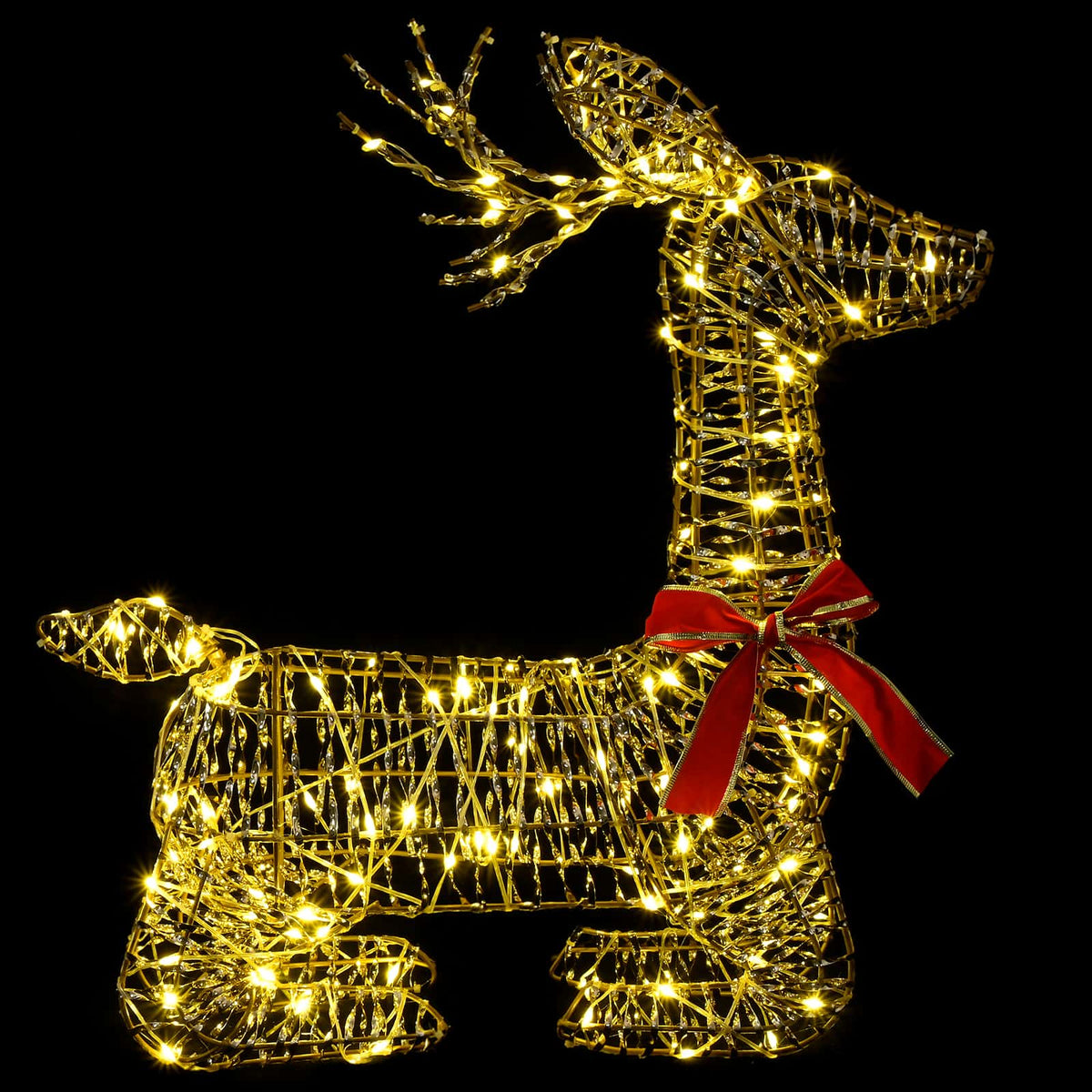 3D Kalėdų elnias LOVIISA 140 LED Šilta balta 55 x 22 x 63 cm