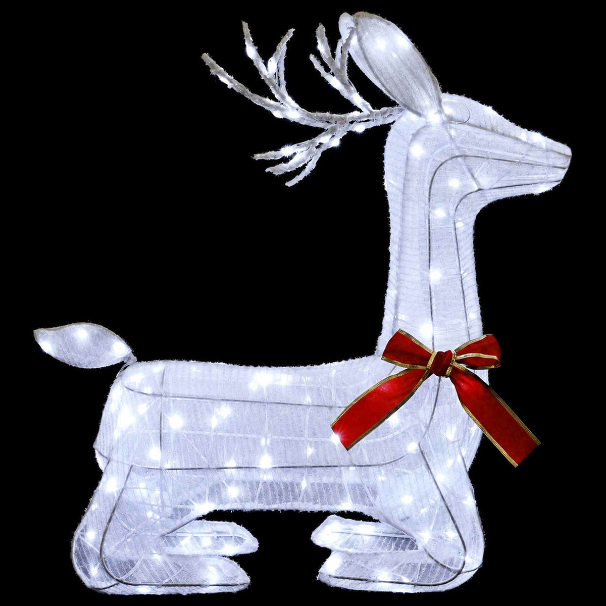 3D Kalėdų elnias LOVIISA 140 LED Šalta balta 55 x 22 x 63 cm