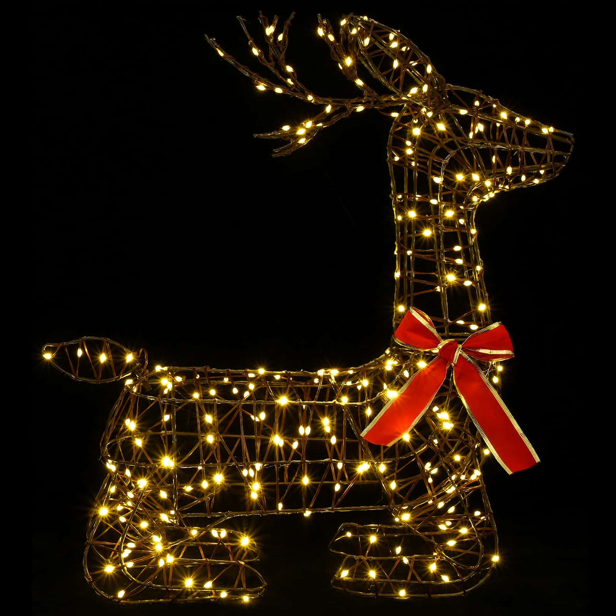 3D Kalėdų elnias LOVIISA 280 LED Šilta balta 55 x 22 x 63 cm