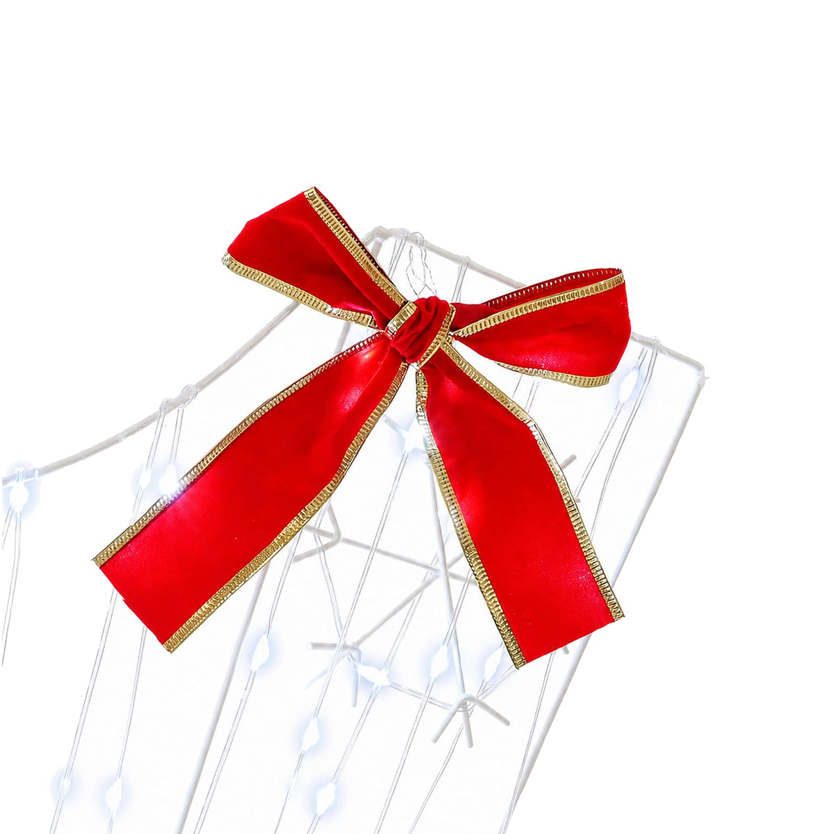 Kalėdinis elnias su rogutėmis 3 vnt. 160 LED Šalta balta