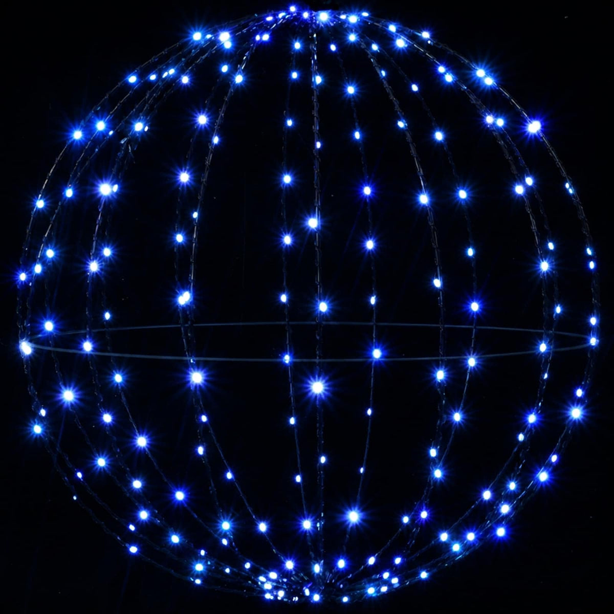 Kalėdų finialo šviesa 96 LED Mėlyna Skersmuo 30 x 32 cm
