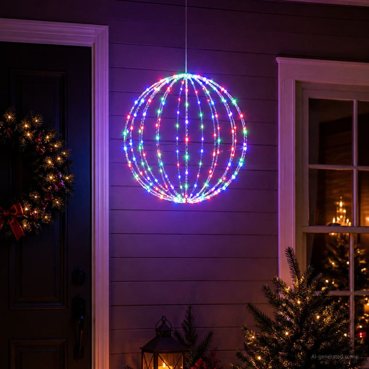 Kalėdų finialo šviesa 120 LED RGB Skersmuo 40 x 42 cm