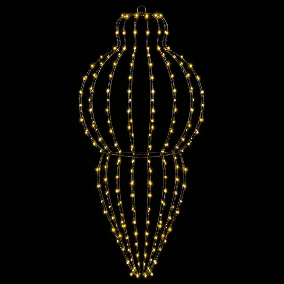 Šviečiantis kalėdinis dekoras 2 vnt. 640 LED Šilta balta