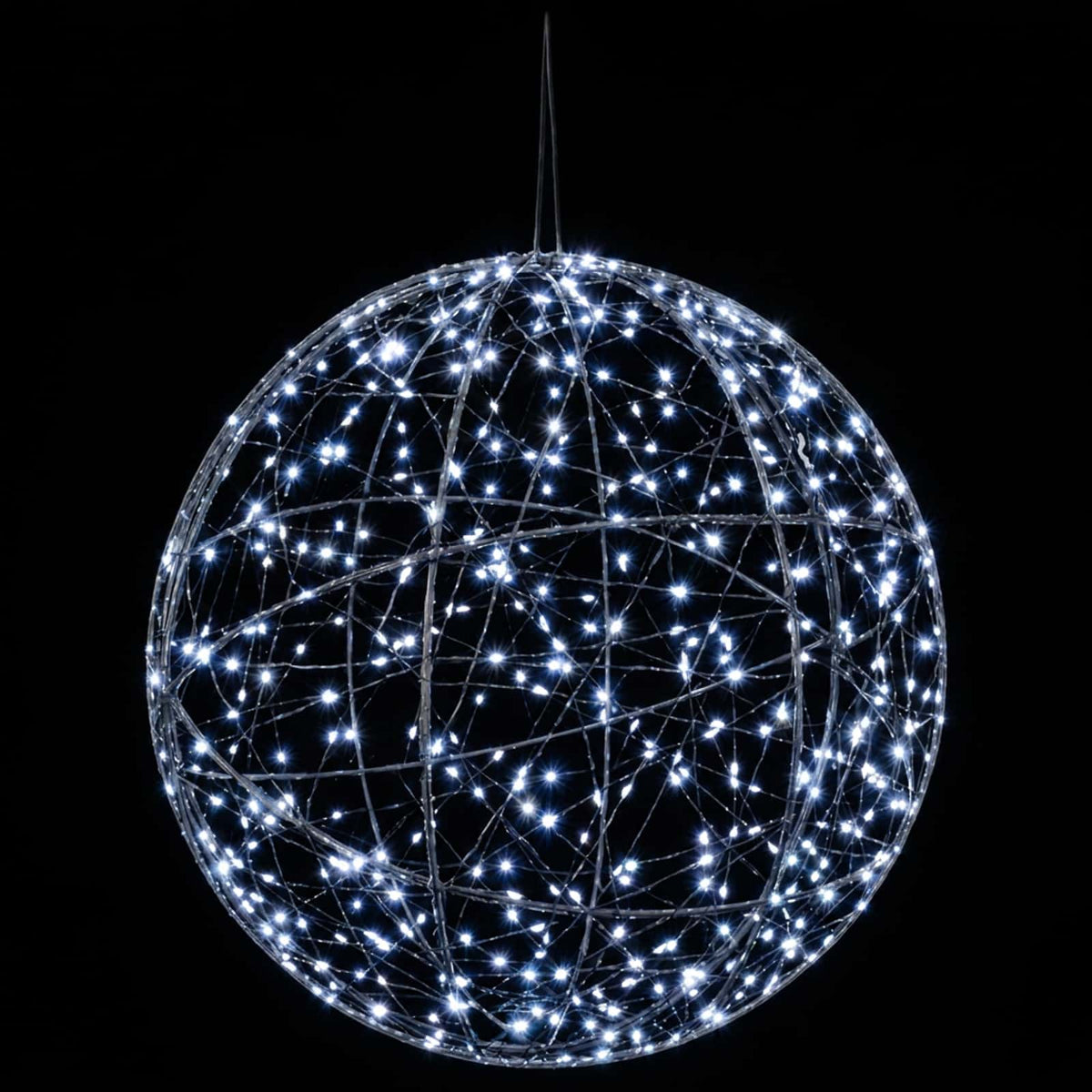 Kalėdų finialo šviesa 500 LED Šalta balta Skersmuo 40 x 42 cm