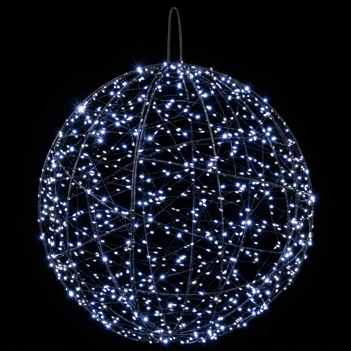 Kalėdų finialo šviesa 950 LED Šalta balta Skersmuo 60 x 63 cm