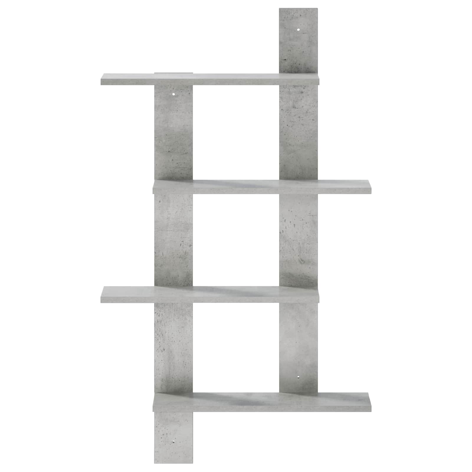 Sieninė lentyna Betono pilka 61 x 13,5 x 105 cm