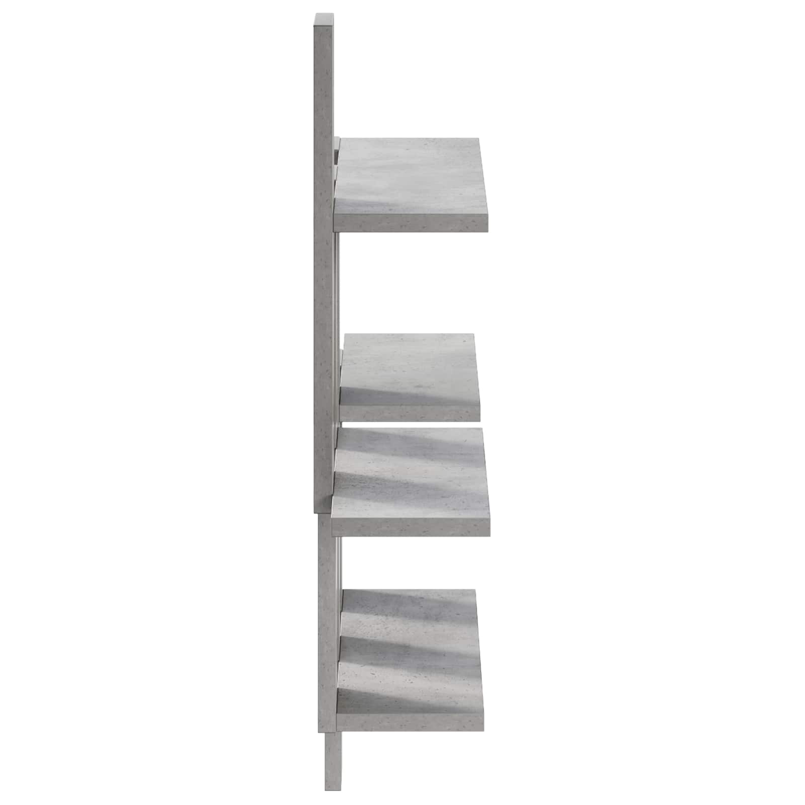 Sieninė lentyna Betono pilka 85 x 13,5 x 73,5 cm