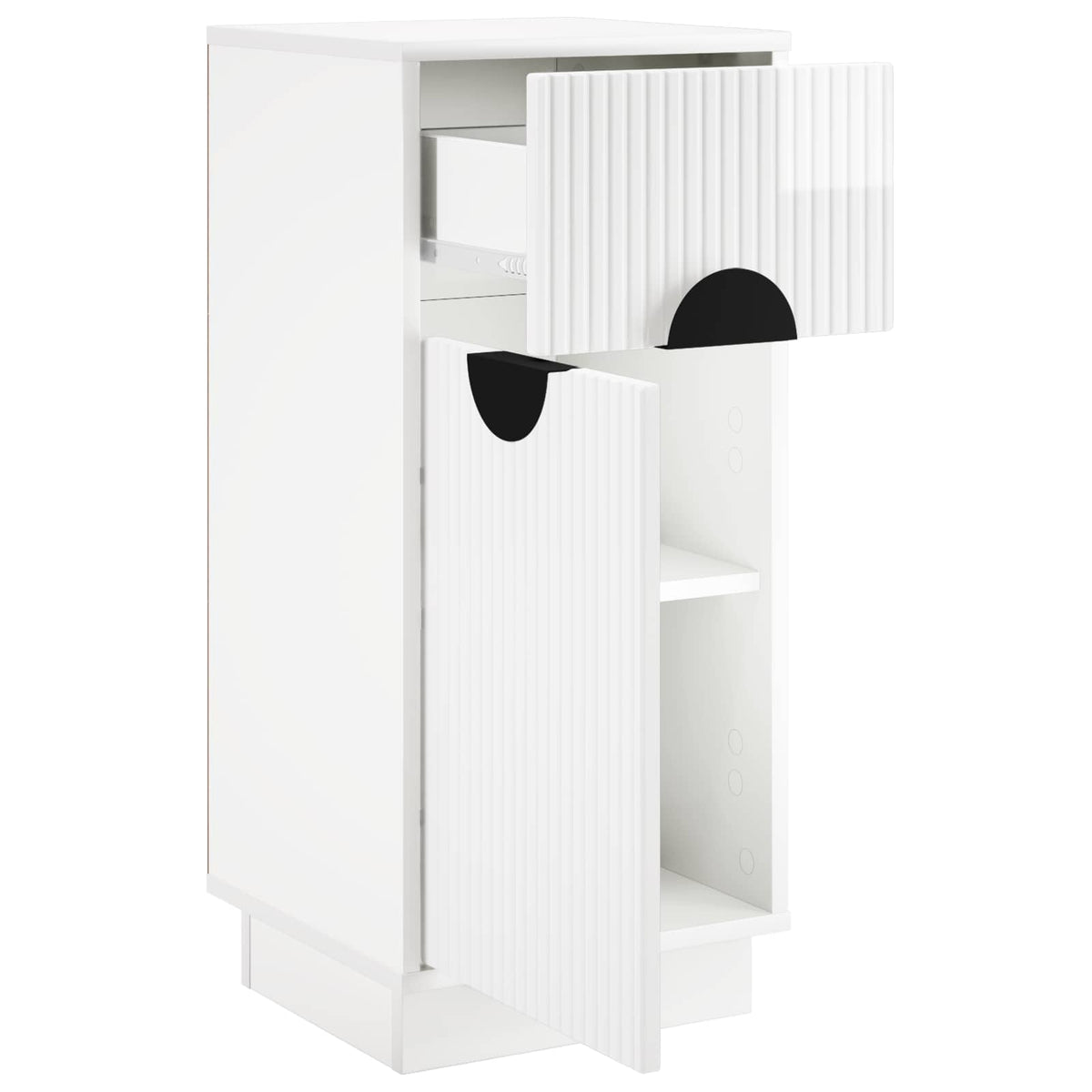 Kabalas VENRAY Itin blizgi balta 35 x 33 x 77,5 cm