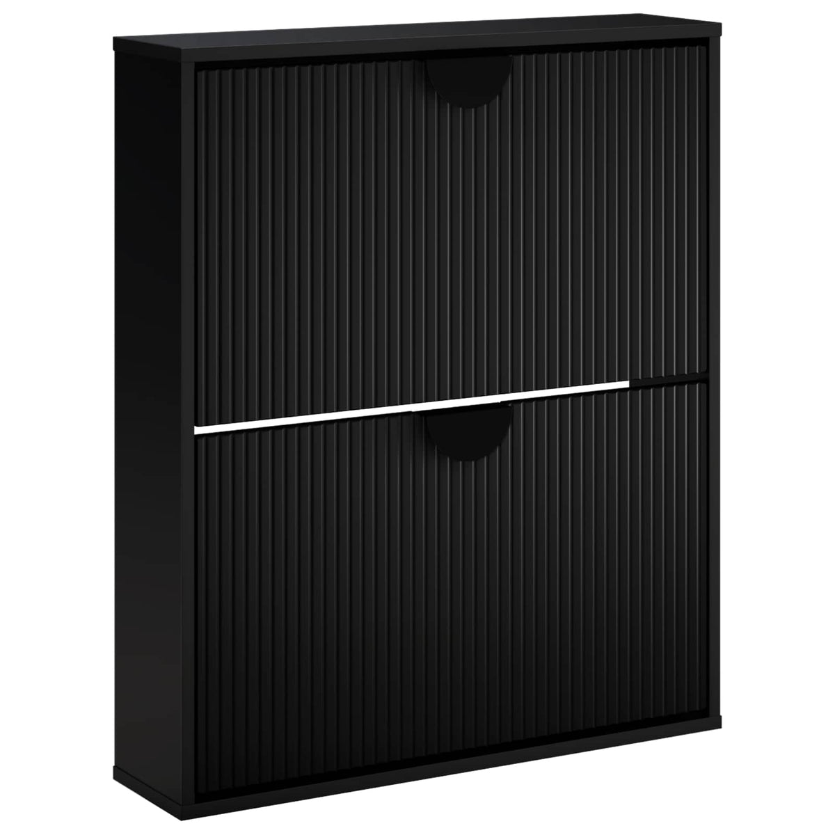 Batu skrynia VENRAY 70 x 17 x 82 cm Apdirbta mediena Juoda