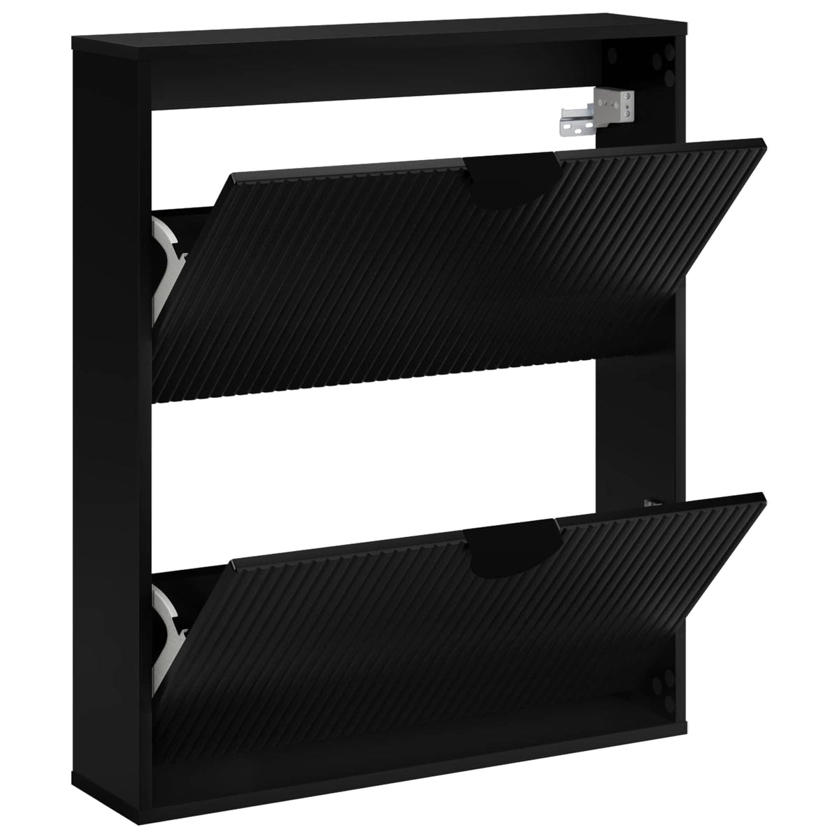 Batu skrynia VENRAY 70 x 17 x 82 cm Apdirbta mediena Juoda