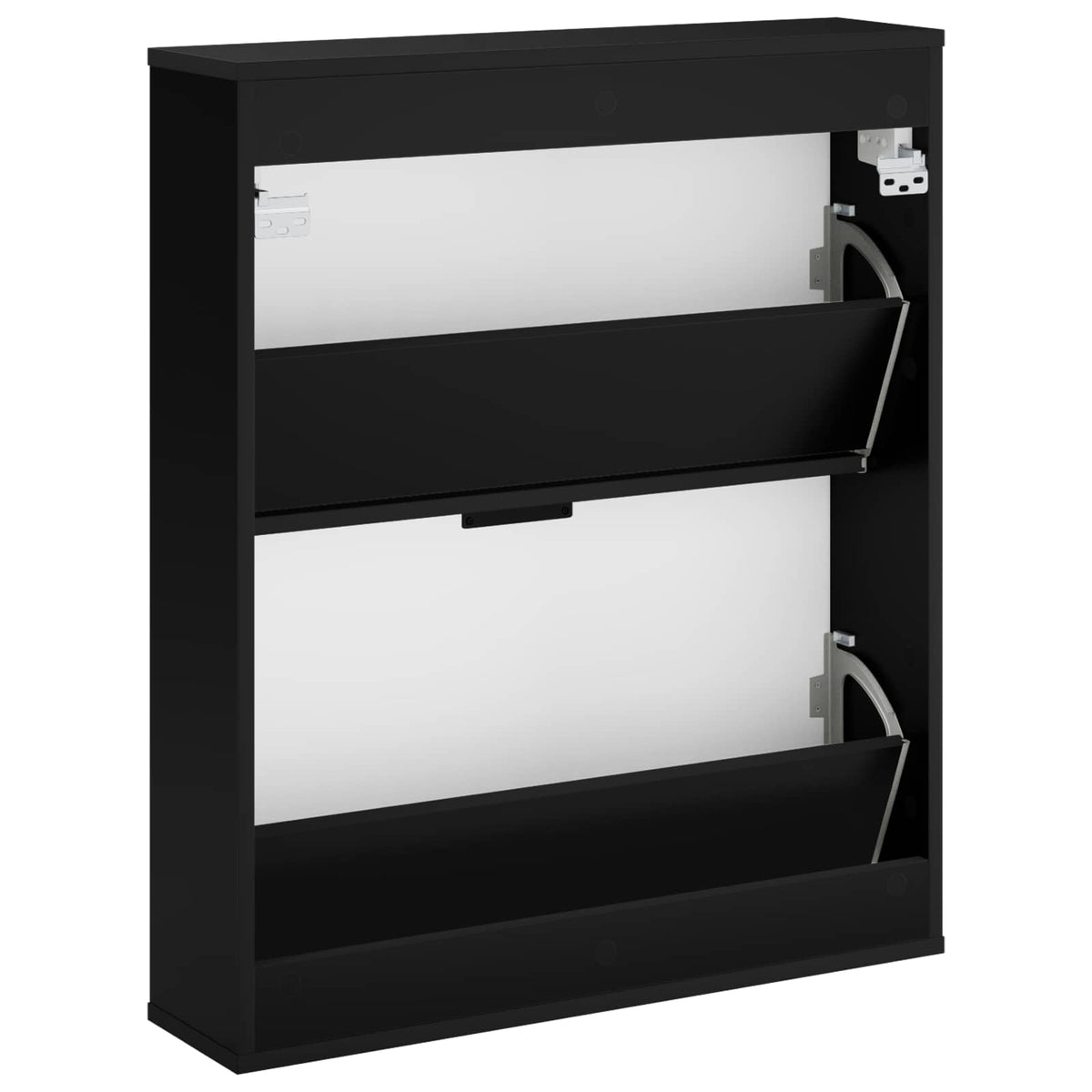 Batu skrynia VENRAY 70 x 17 x 82 cm Apdirbta mediena Juoda
