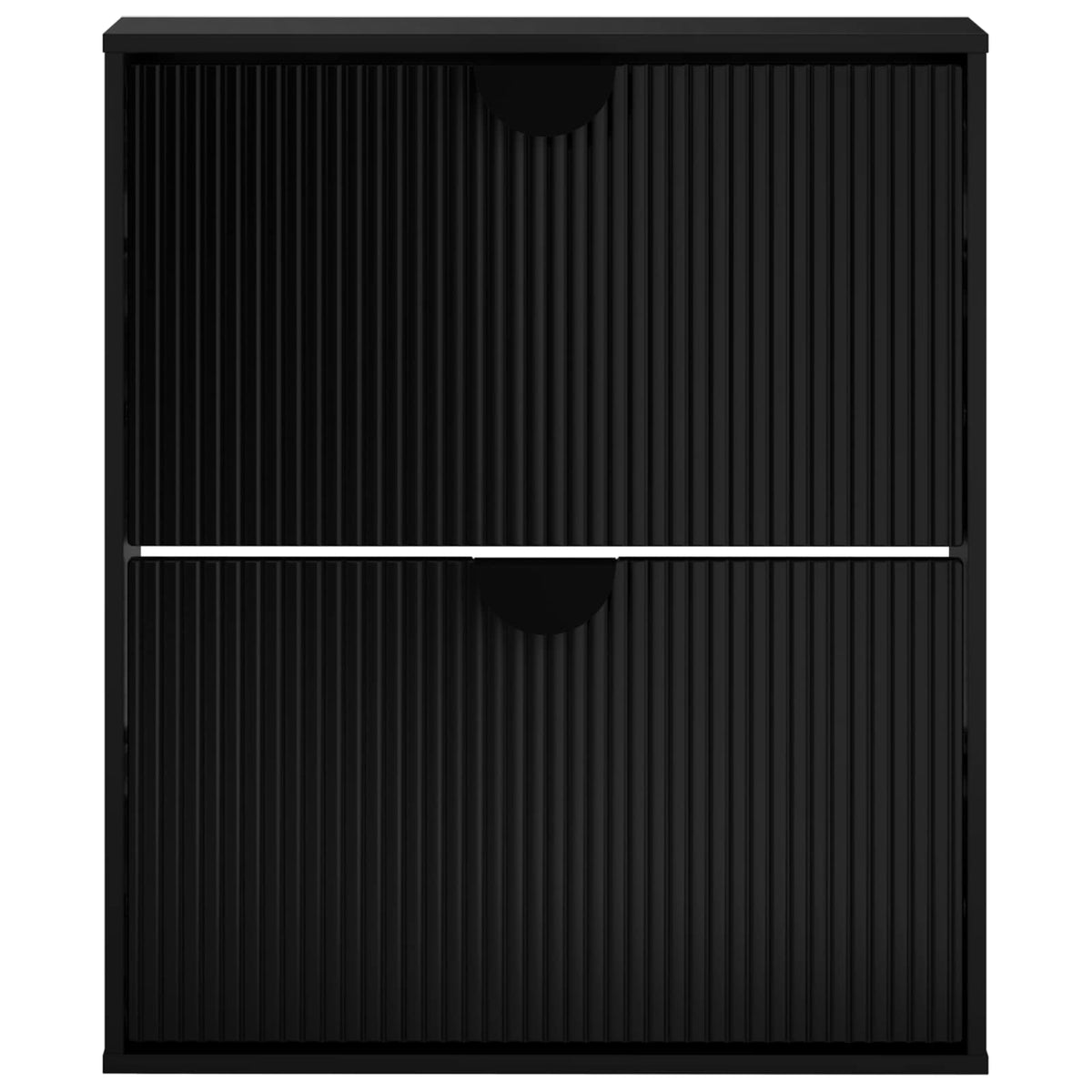 Batu skrynia VENRAY 70 x 17 x 82 cm Apdirbta mediena Juoda