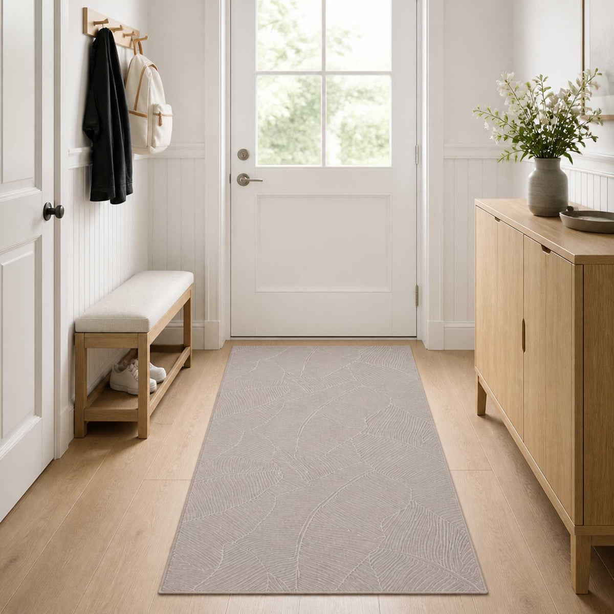 Kilimas IZA Smėlio 80 x 200 cm 100% poliesteris Žemo plauko