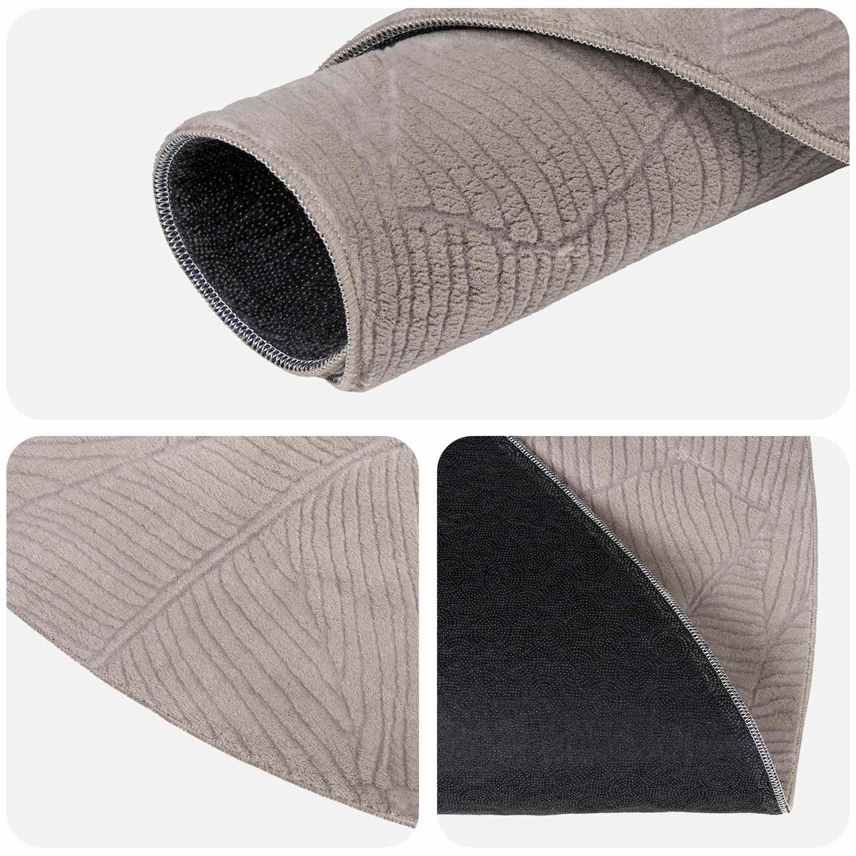 Kilimas IZA Smėlio Ø 160 cm 100% poliesteris Žemo plauko