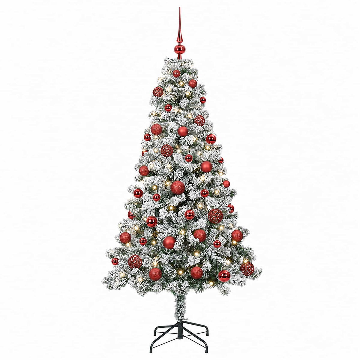 Dirbtinė Kalėdų eglutė su burbulais 150 cm 150 LED Šilta balta