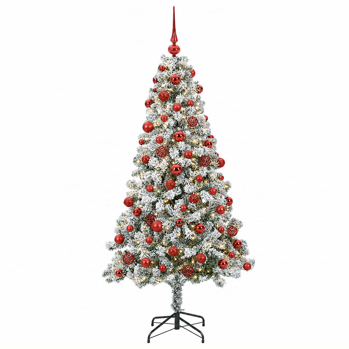 Dirbtinė Kalėdų eglutė su burbulais 240 cm 300 LED Šilta balta