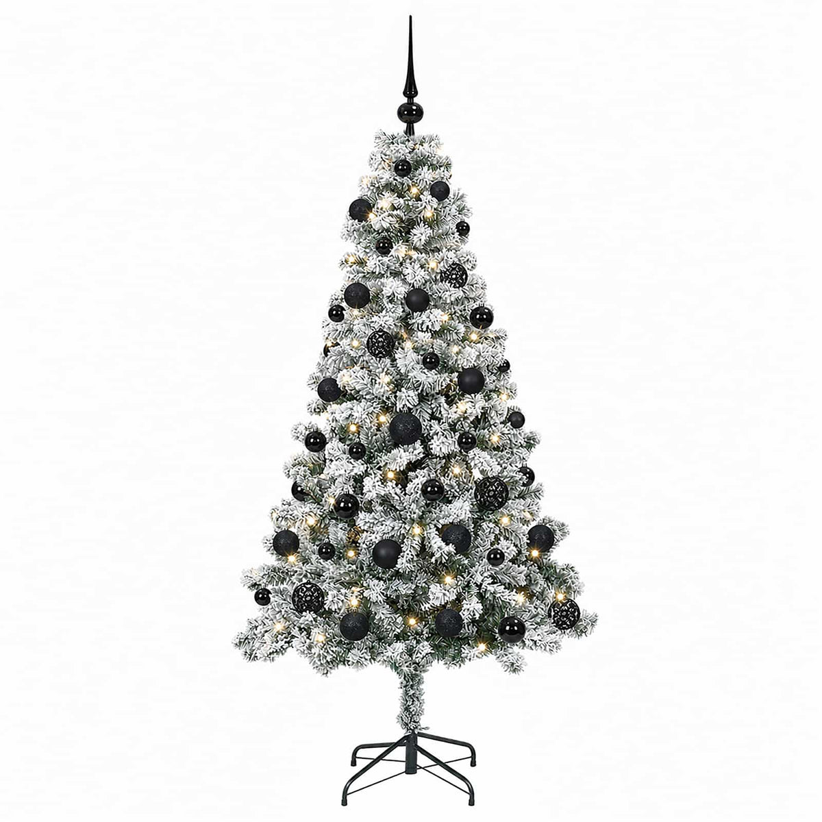 Dirbtinė Kalėdų eglutė su burbulais 150 cm 150 LED Šilta balta