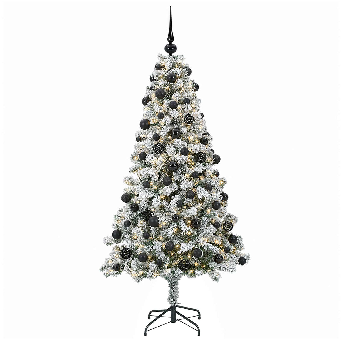 Dirbtinė Kalėdų eglutė su burbulais 180 cm 300 LED Šilta balta