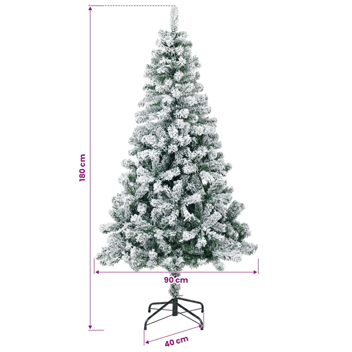 Dirbtinė Kalėdų eglutė su burbulais 180 cm 300 LED Šilta balta