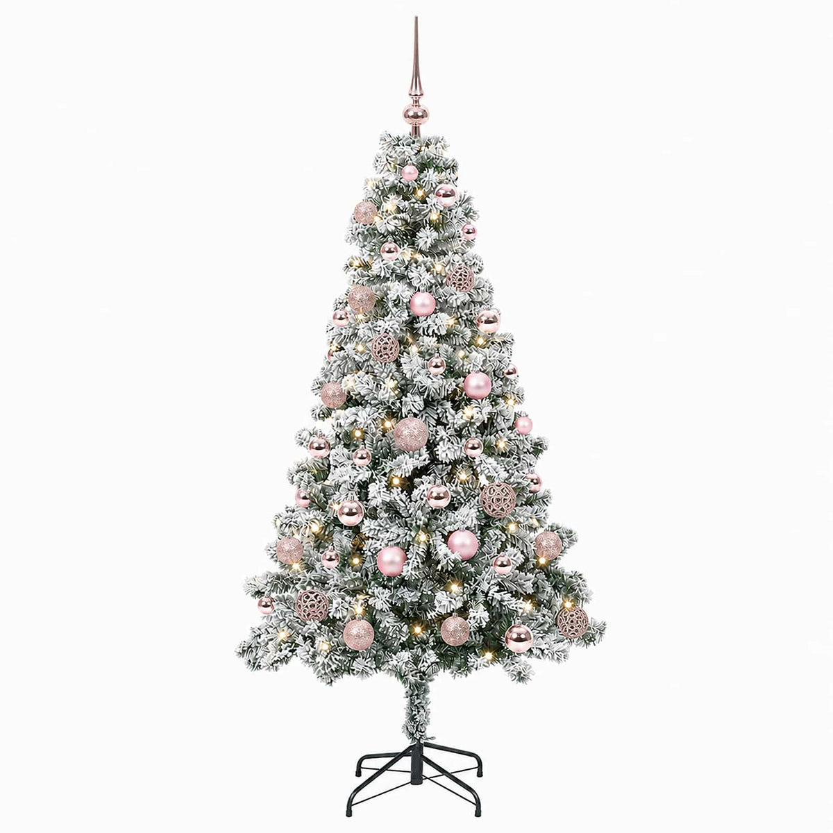 Dirbtinė Kalėdų eglutė su burbulais 150 cm 150 LED Šilta balta
