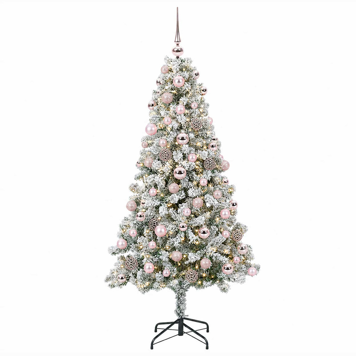 Dirbtinė Kalėdų eglutė su burbulais 180 cm 300 LED Šilta balta
