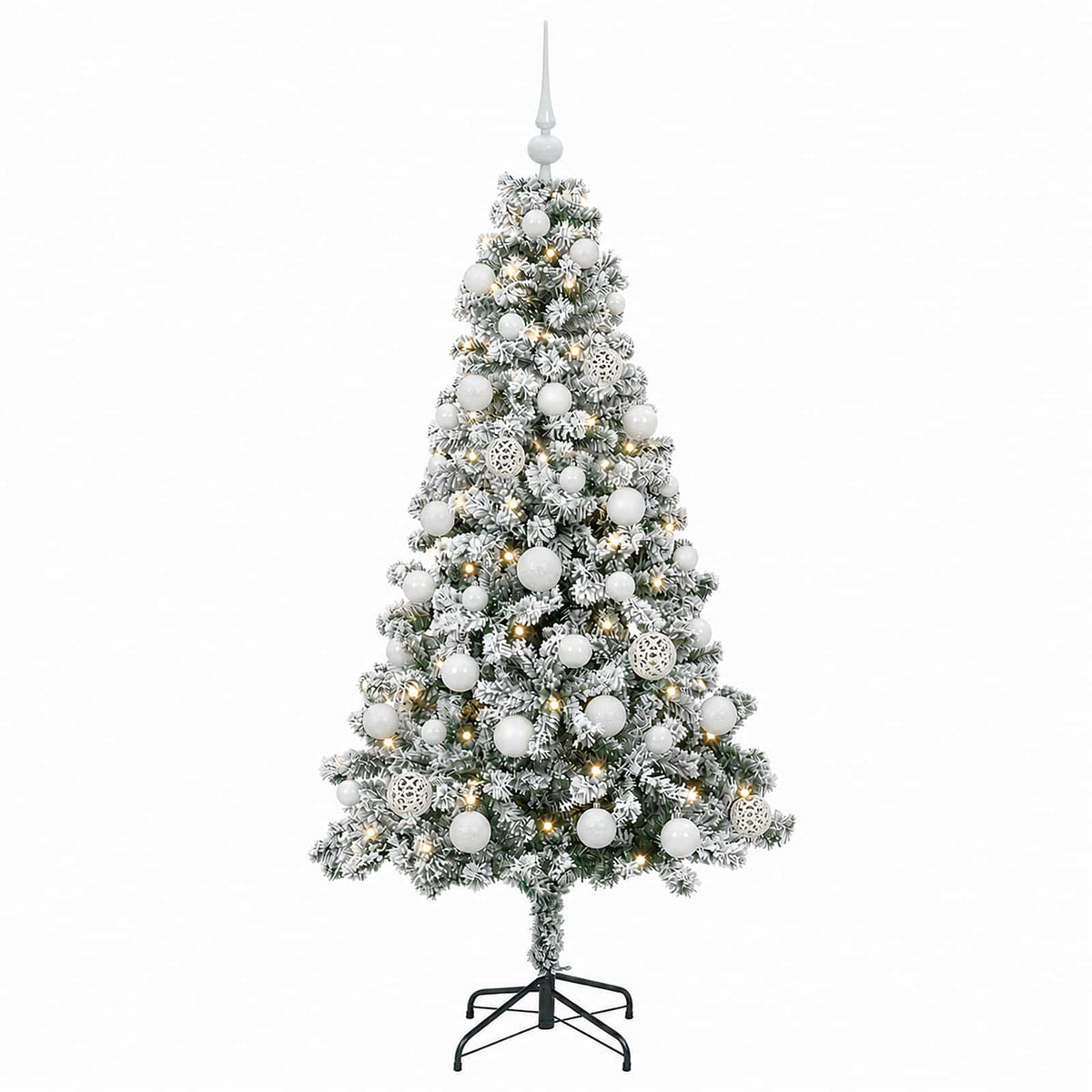 Dirbtinė Kalėdų eglutė su burbulais 150 cm 150 LED Šilta balta