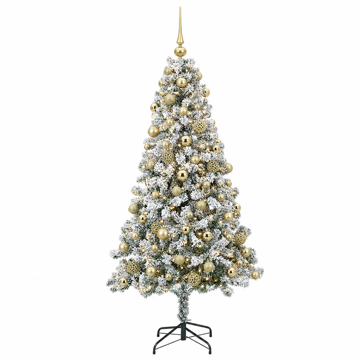 Dirbtinė Kalėdų eglutė su burbulais 240 cm 300 LED Šilta balta