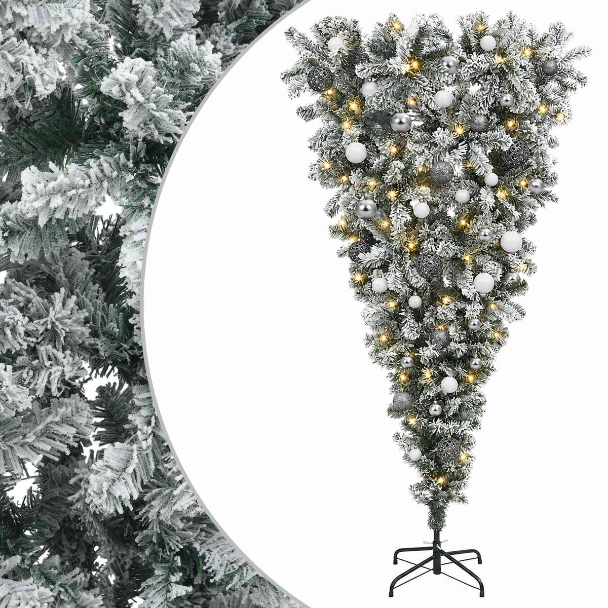 Dirbtinė kalėdinė eglutė su rutuliuku 150 cm 150 LED