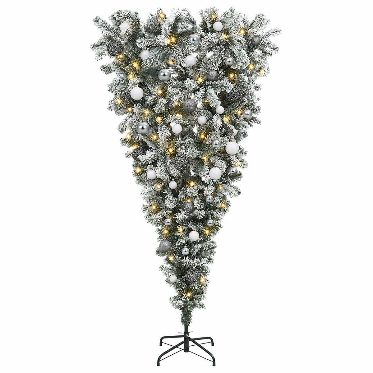 Dirbtinė kalėdinė eglutė su rutuliuku 150 cm 150 LED