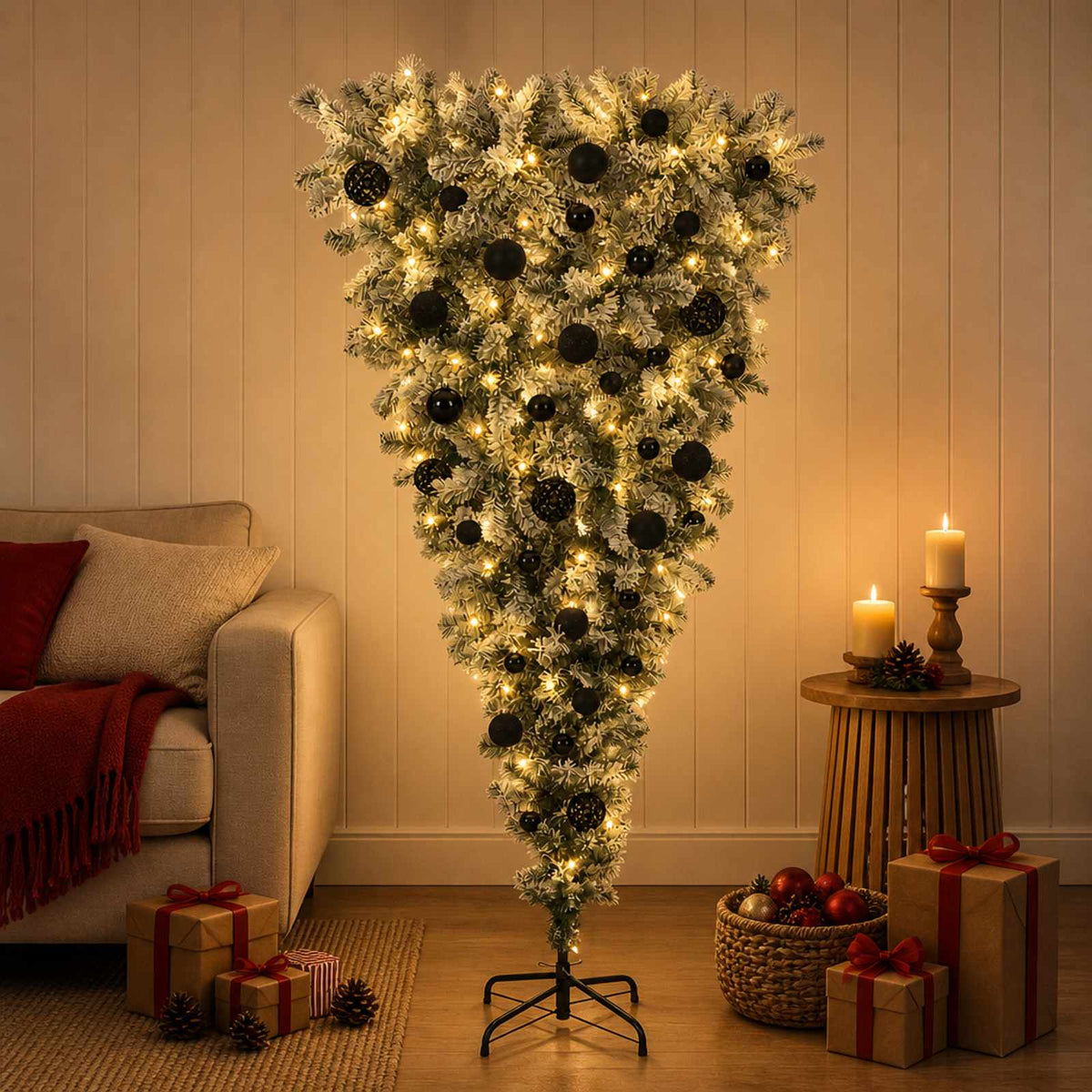 Dirbtinė kalėdinė eglutė su rutuliuku 120 cm 150 LED