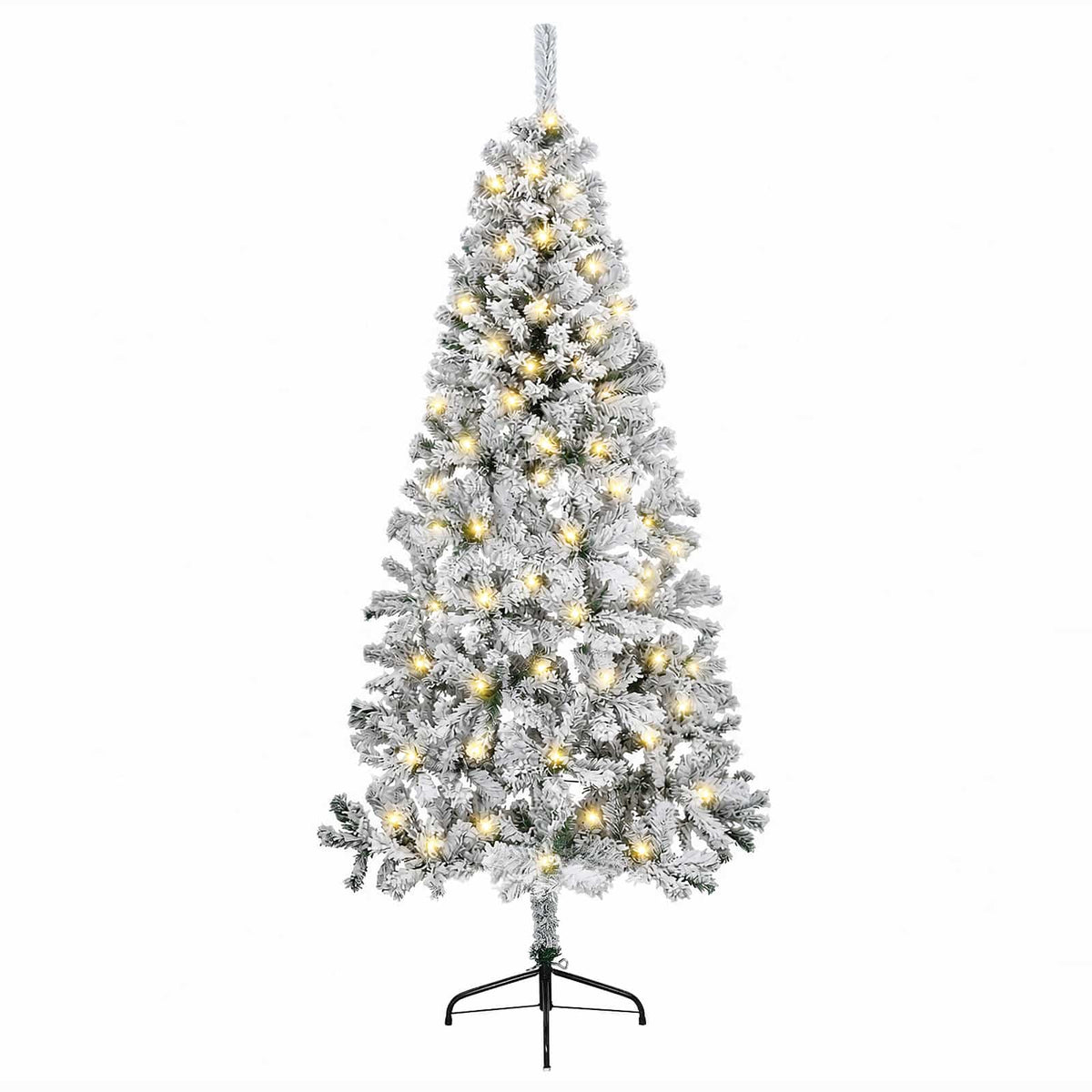 Dirbtinė Sulankstoma Kalėdų Eglutė 180 cm 300 LED Šilta balta