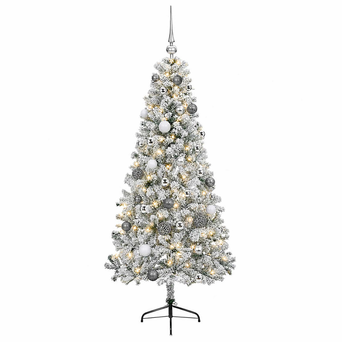 Dirbtinė kalėdinė eglutė su rutuliuku 120 cm 150 LED