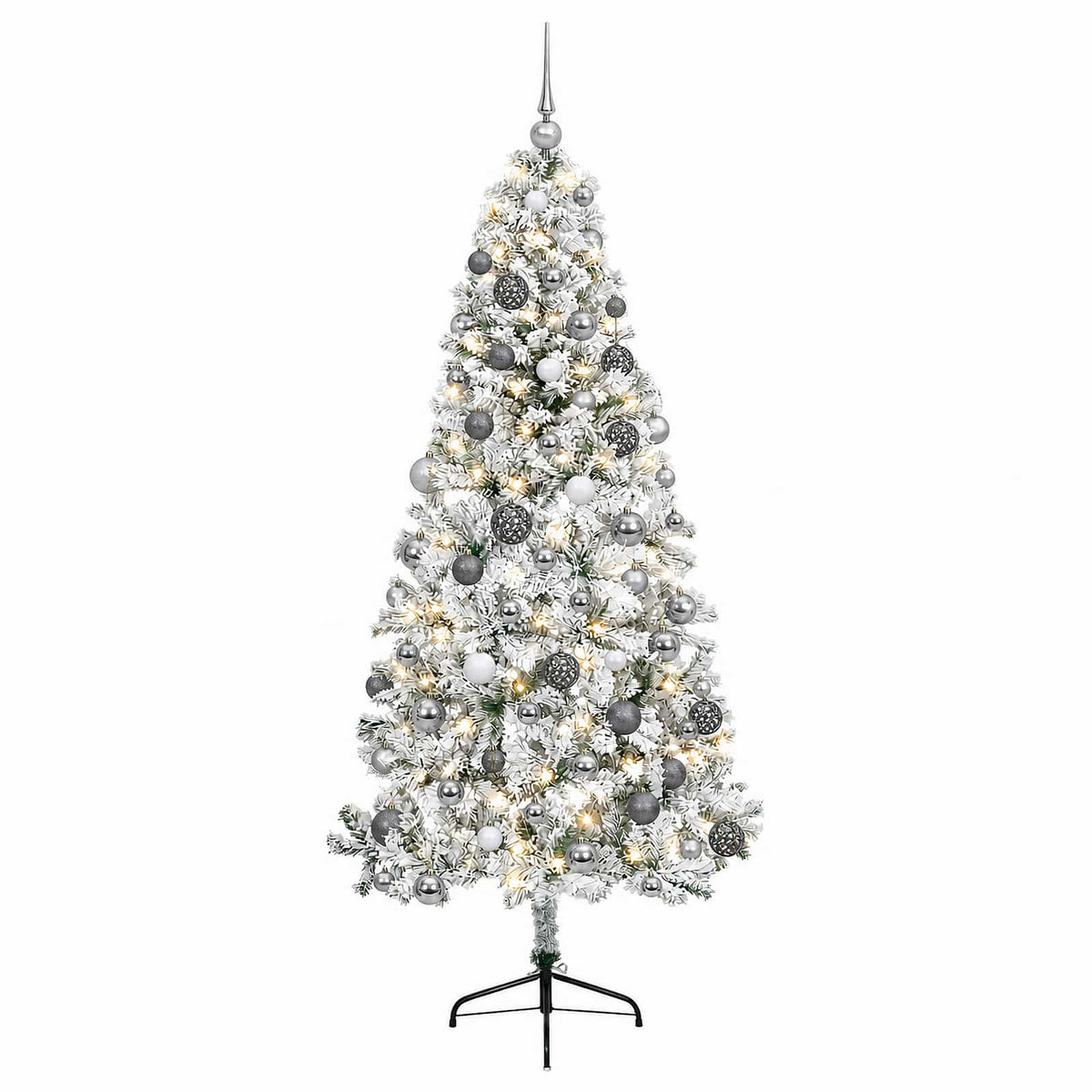 Dirbtinė kalėdinė eglutė su rutuliuku 180 cm 300 LED
