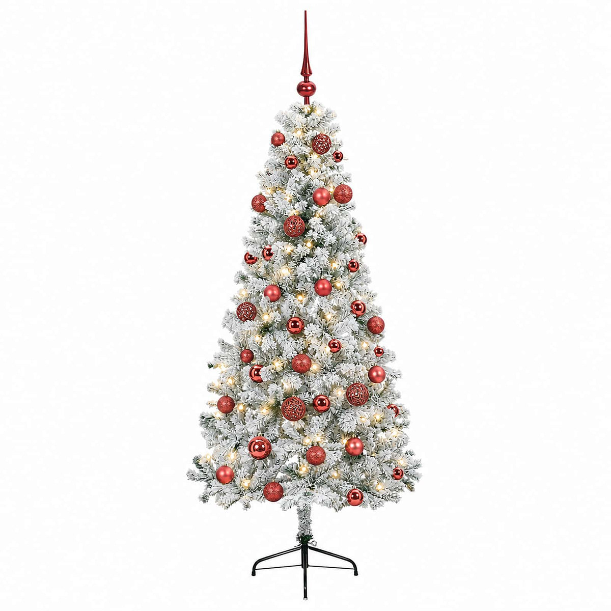 Dirbtinė kalėdinė eglutė su rutuliuku 120 cm 150 LED