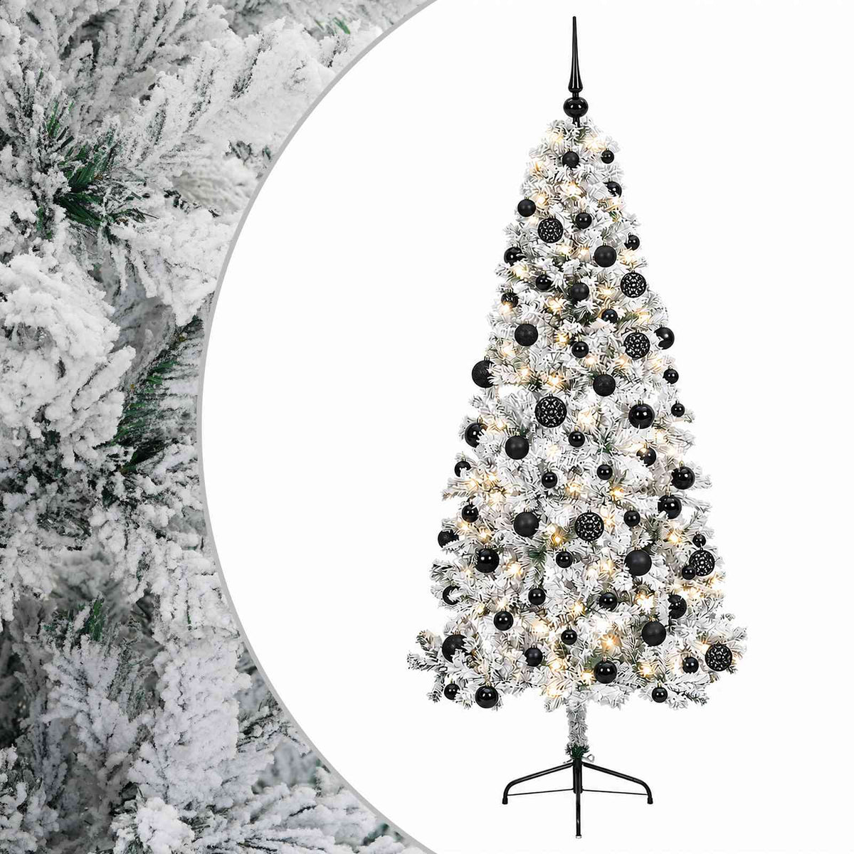 Dirbtinė kalėdinė eglutė su rutuliuku 240 cm 300 LED