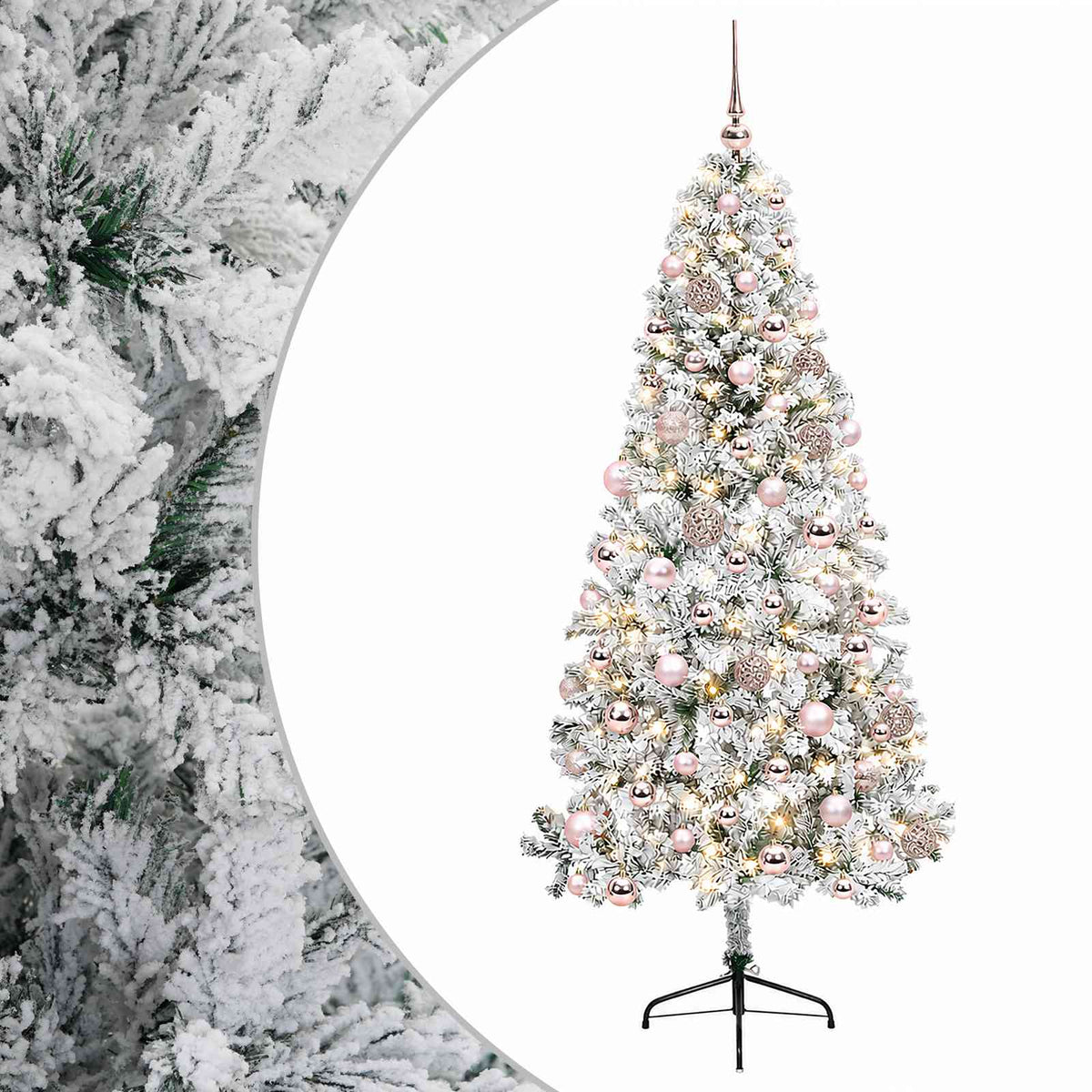 Dirbtinė kalėdinė eglutė su rutuliuku 180 cm 300 LED